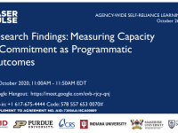 Measuring Capacity & Commitment as Programmatic Outcomes
