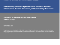 Understanding Ethiopia’s Higher Education Institution Research Infrastructure, Research Translation, and Sustainability Mechanisms