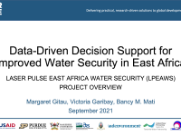 Data-Driven Decision Support for Improved Water Security in East Africa