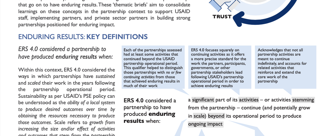ERS-4.0 Thematic Brief Trust