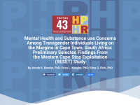 Mental Health and Substance use Concerns Among Transgender Individuals Living on the Margins in Cape Town, South Africa: Preliminary Selected Findings From the Western Cape Stop Exploitation (RESET) Study