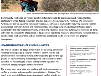 Resilience of Ethiopian Communities- Measure, Understand and Act Policy Brief