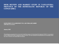 Desk Review and Market Study in Tanganyika Province of the Democratic Republic of the Congo (DRC)