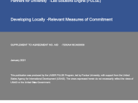 Developing Locally-Relevant Measures of Commitment (SRLA Final Report)