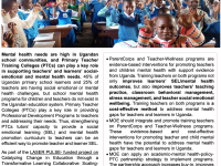 Promoting Social Emotional Learning and Wellbeing in Ugandan Schools (SEL-UG)