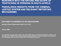 Research into the Nature and Scope of Trafficking in Persons in South Africa: Prevalence Insights from the Criminal Justice System and Relevant Reporting Mechanisms