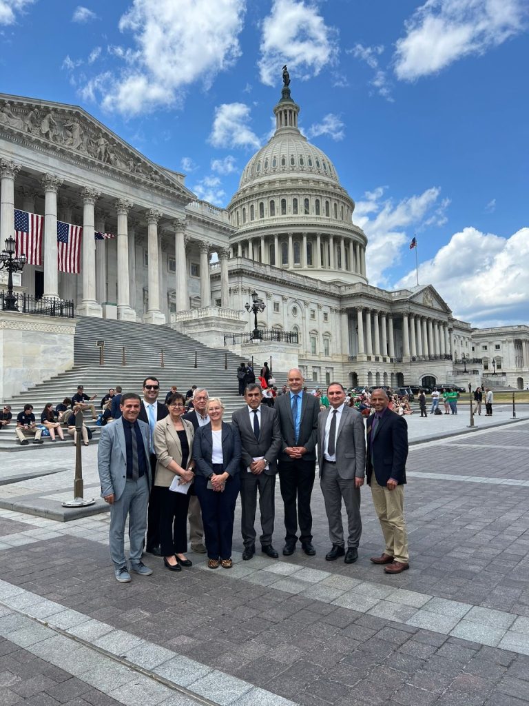 Project Members from University of Duhok, Indiana University, Notre Dame, and Purdue During Congressional Visits. Photo Credit: Project Team.