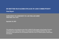 Do Better Managers Engage in Less Corruption