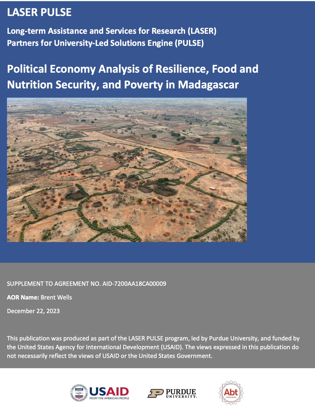 Political Economy Analysis of Resilience, Food and Nutrition Security ...